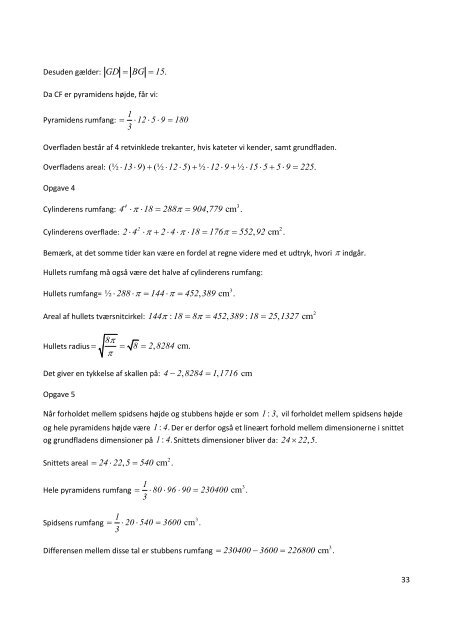 Forslag til løsninger til opgaver i Matematik – En grundbog for ...