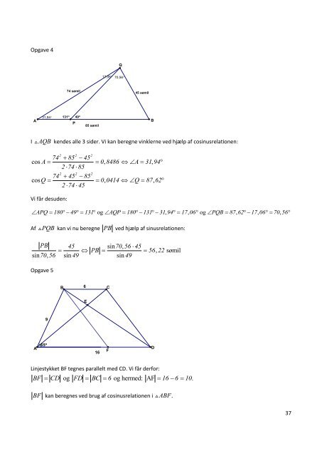 Forslag til løsninger til opgaver i Matematik – En grundbog for ...