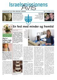 En fest med minder og fremtid - Israelsmissionen