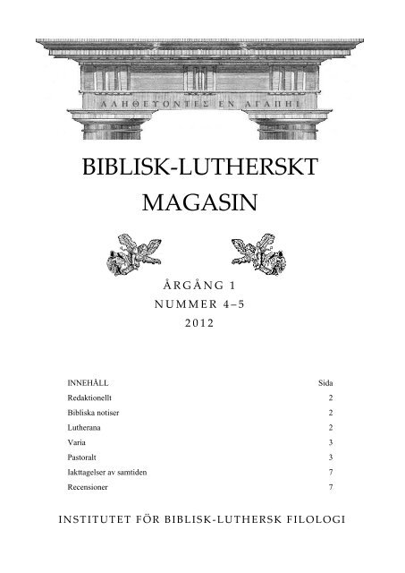 Bibliska svar på kol datering