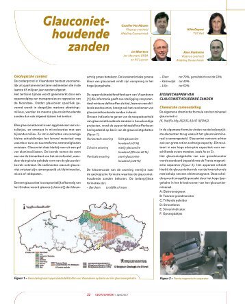 Glauconiethoudende zanden - GeoTechniek