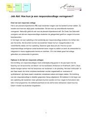 Job Aid: Hoe kun je een responsiecollege vormgeven?