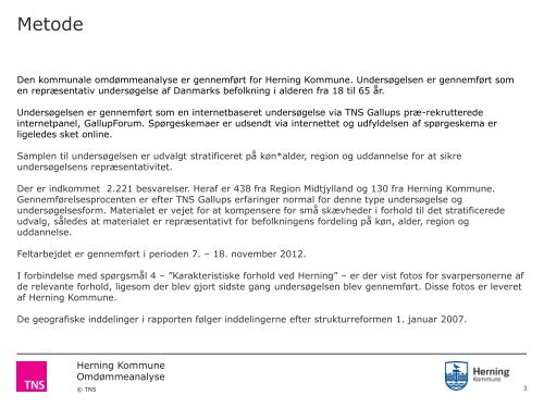 Omdømmeanalyse Herning Kommune