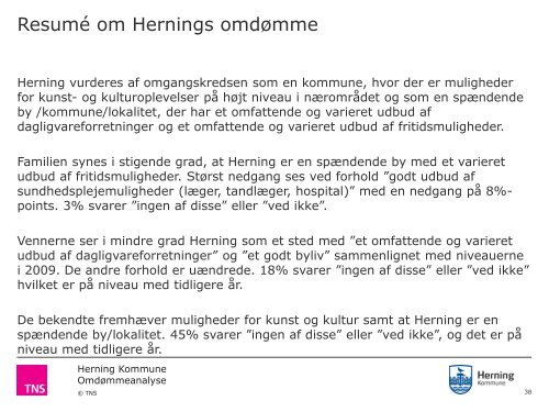 Omdømmeanalyse Herning Kommune