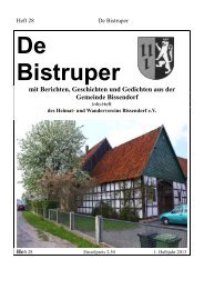 De Bistruper Heft 28 UB3 - Heimat- und Wanderverein Bissendorf