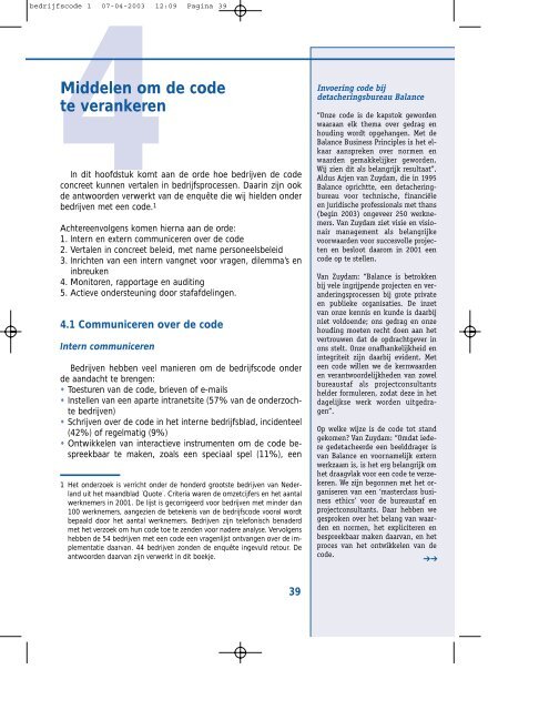De Bedrijfscode Aanleiding, inhoud, invoering en ... - VNO-NCW