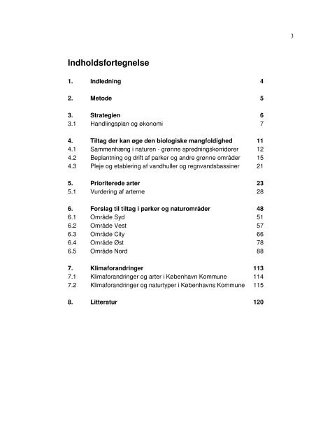 Strategi for biologisk mangfoldighed i ... - Sydhavnstippen