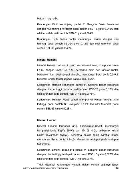 BAB VII - Departemen Energi dan Sumber Daya Mineral