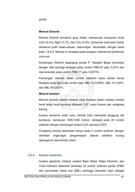 BAB VII - Departemen Energi dan Sumber Daya Mineral