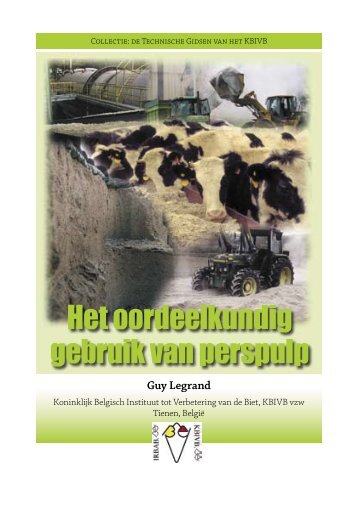 Het oordeelkundig gebruik van perspulp - Koninklijk Belgisch ...