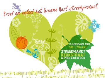 deelnemers van de streekmarkt op een rij - Slow Food Nederland