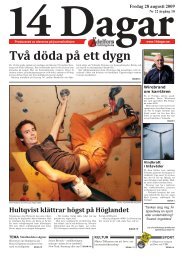 Två döda på ett dygn - 14 dagar