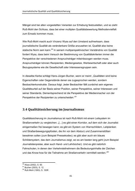 Das Qualitätsverständnis österreichischer Agrarjournalisten