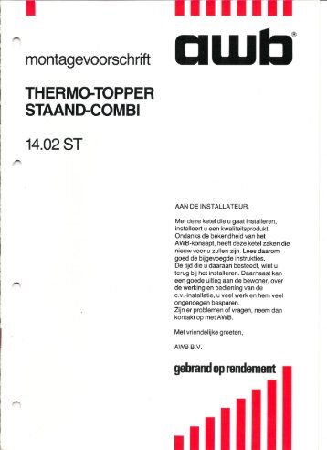 ThermoTopper Staand Combi 14.02ST - steennis.info