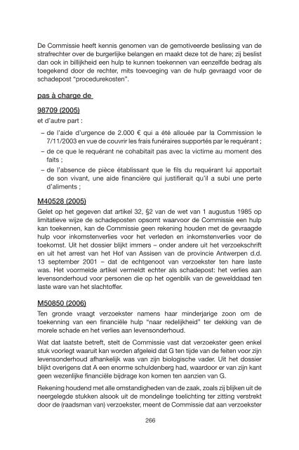 commission pour l'aide financiere aux victimes d'actes ... - Justice