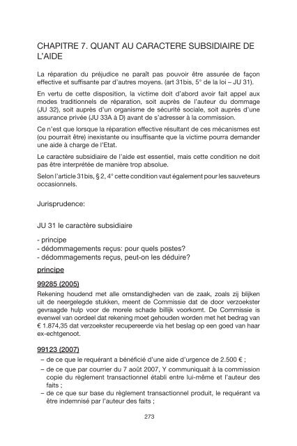 commission pour l'aide financiere aux victimes d'actes ... - Justice