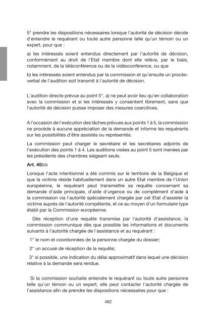 commission pour l'aide financiere aux victimes d'actes ... - Justice