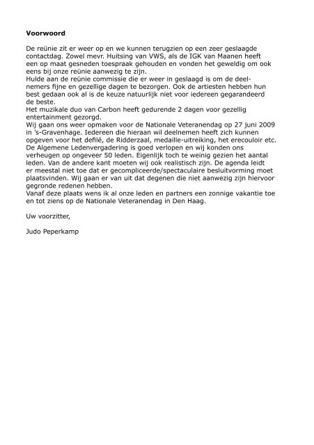 nieuwsbrief juni 2009 - De Vereniging Nederlands Nieuw-Guinea ...