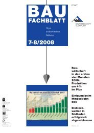 7-8/2008 Bau - Bauwirtschaft Südbaden