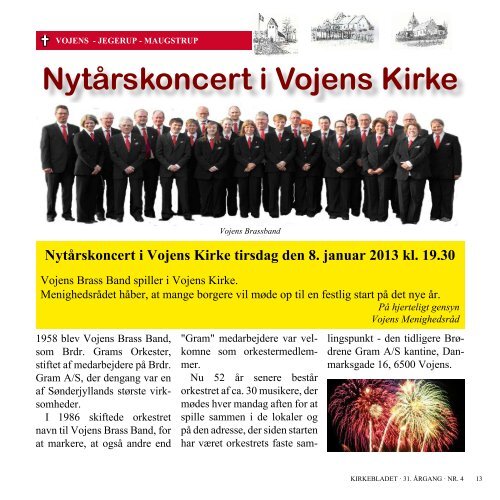 Nytårskoncert i Vojens Kirke