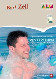 ANGEBOTE 2012 - Tourismusverband Bad Zell