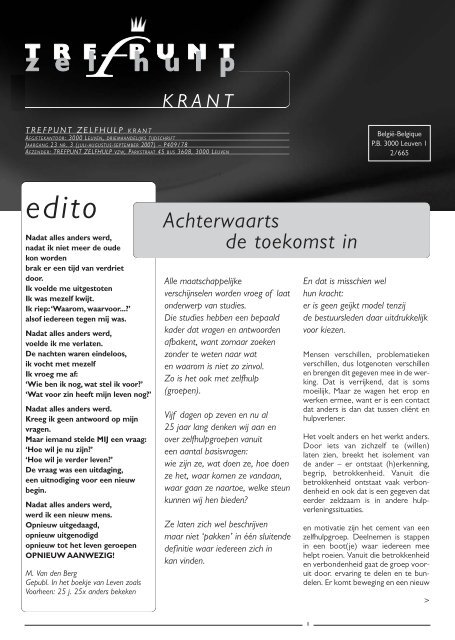 TZ-krant 23 (3) - Trefpunt Zelfhulp