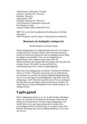 Rotzonsanläggningar