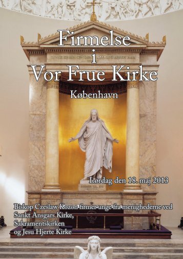 Firmelse i Vor Frue Kirke - Pastoral Centret