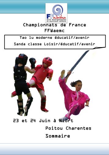 Championnats de France Qinda et SanshouFFWaemc - Fédération ...