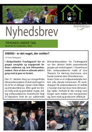 Nyhedsbrev november 2012 - Boligselskabet Fruehøjgaard