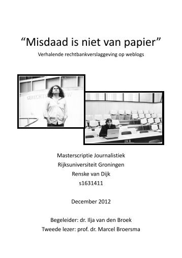 “Misdaad is niet van papier” - Zittingszaal 14