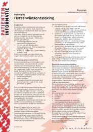 Hersenvliesontsteking meningitis nvn - Slotervaartziekenhuis