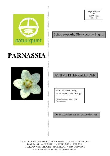 Parnassia n°2 - 2011 - Natuurpunt Westkust