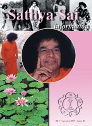 september 2005.indd - Sri Sathya Sai Baba Seva Organisation