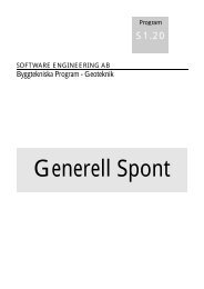 Generell Spont - Software Engineering AB