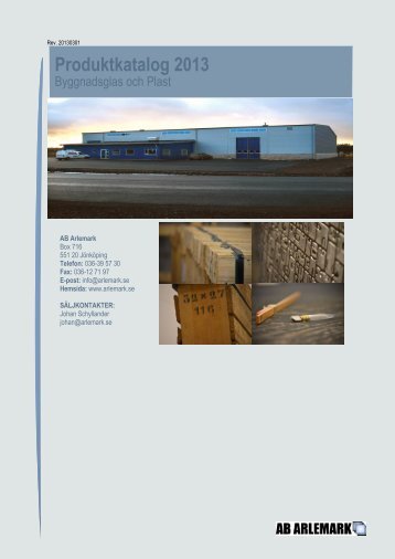 Produktkatalog 2013 - arlemark.se