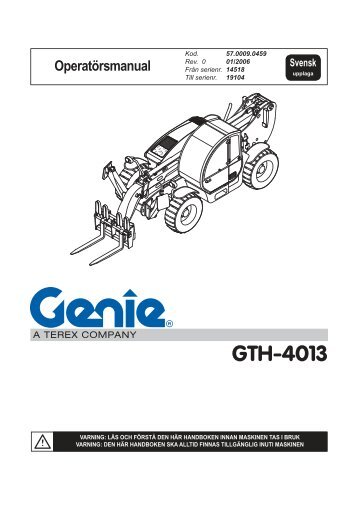 GTH-4013 - Genie