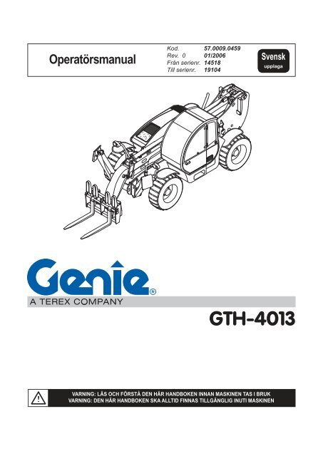 GTH-4013 - Genie