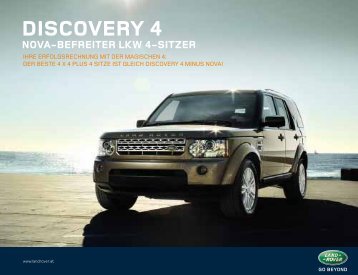 DISCOVERY 4 NOVA-BEFREITER LKW 4-SITZER - Auto Stahl