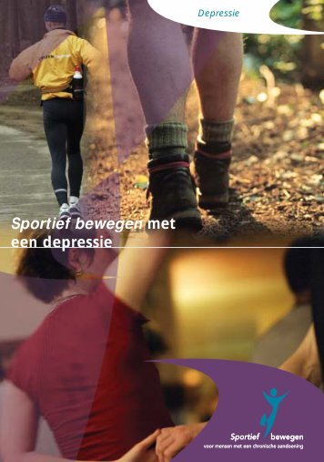 Folder 'Sportief bewegen met een depressie' - Sportzorg