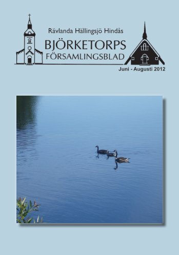 Juni 2012 - Björketorps församling