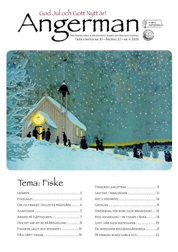 Angerman nr 4 2009 - Kulturarv Västernorrland