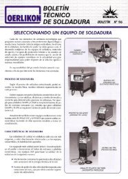 Boletín 96: Seleccionando un equipo de soldadura - Soldexa