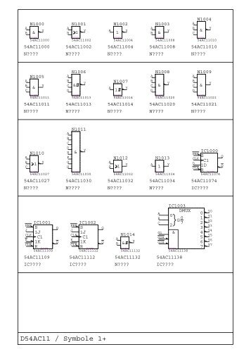 D54AC11 / Symbole 1+ - Bartels