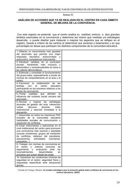 orientaciones para la elaboración del plan de convivencia - 2