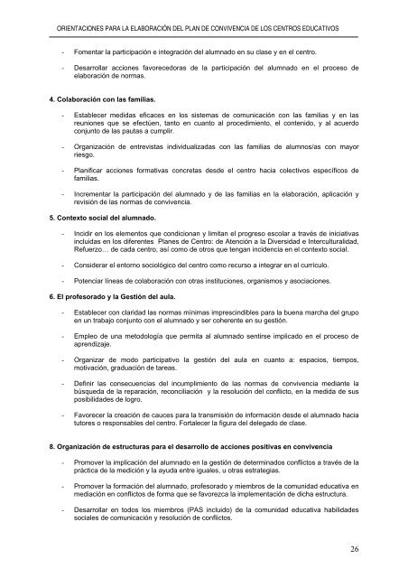 orientaciones para la elaboración del plan de convivencia - 2