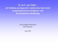 FLACC och INRS – att bedöma postoperativ smärta hos barn med ...