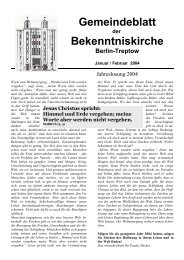 Gemeindeblatt 1/2 1994 - Kirchengemeinde Berlin Treptow