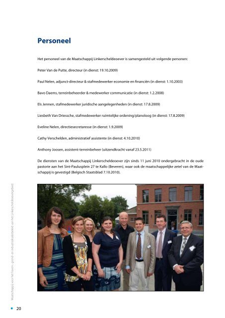 jaarverslag 2011 MLSO(1).pdf - Maatschappij Linkerscheldeoever