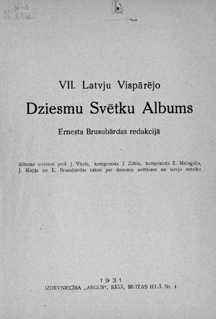 Lejupielādēt - Latviešu Dziesmu svētki